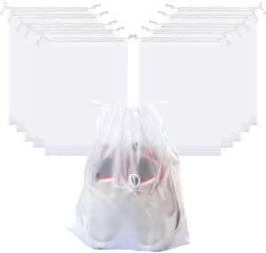 10 PCS Clear Shoes Bags Travel Bags Organizer,for Travel Essentials 15.7"X11.8"Clothes Storage(10pcs)