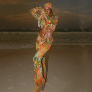 2 Pieces Cover Ups Sexy Bikini