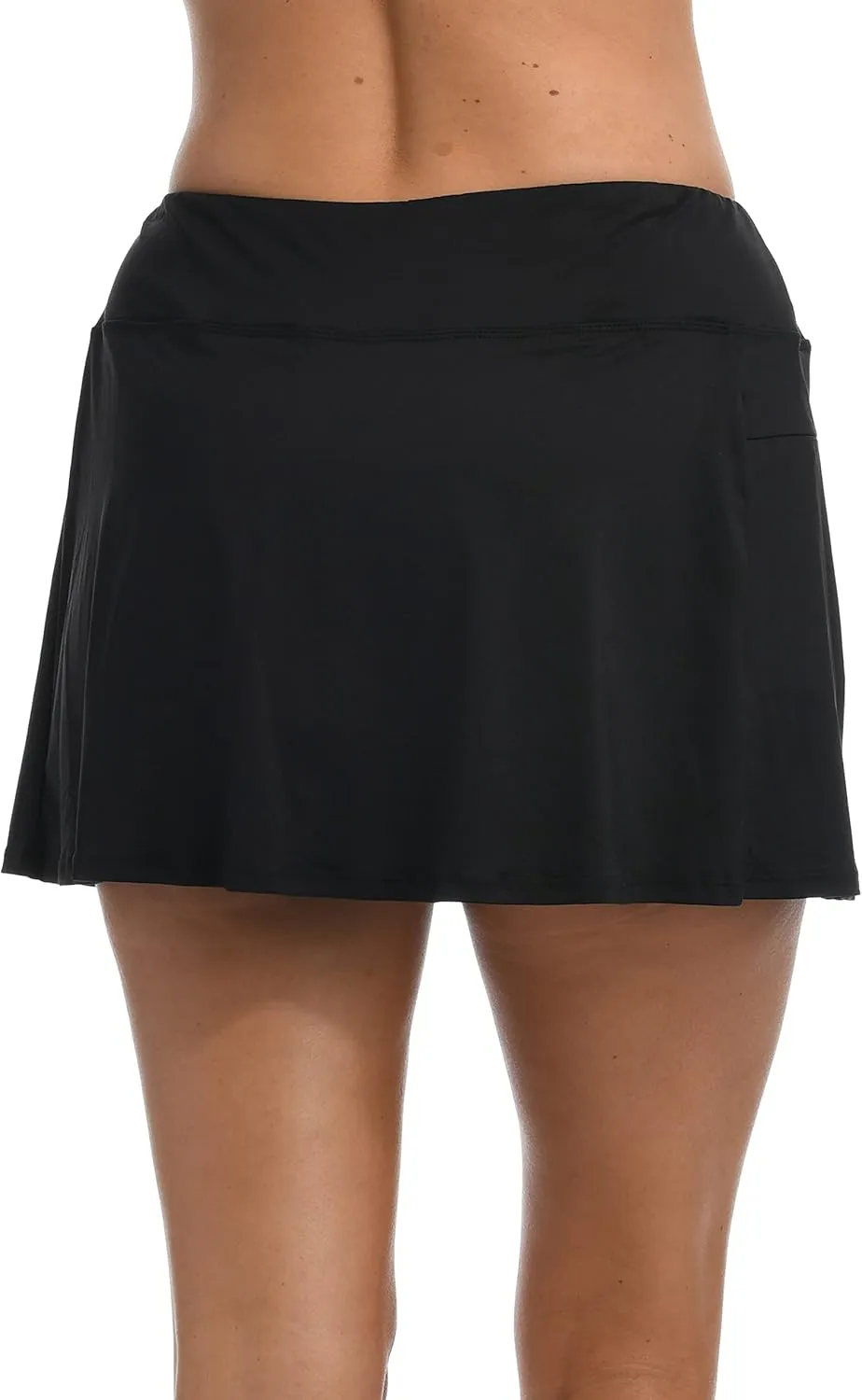 24th & Ocean Women's Skirted Built-in Short Skort Bikini Swimsuit Bottom