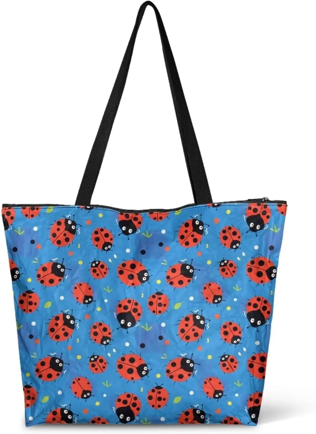 3D Vivid Cat 14x6x15 Tote Paper Bag for Women, Gothic Rose Butterfly Hand Bag, Halloween Spider Web Commute Bag