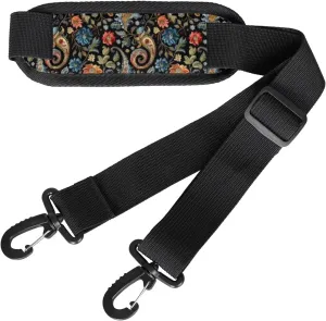 56 inch Shoulder Strap, Adjustable Thick Soft Universal Replacement Crossbody Handbag Shoulder Strap with Metal Swivel Hooks for Laptop Shoulder Bag/Laptop Messenger Bag/Crossbody Bag