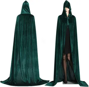 Adult Halloween Costumes, Full Length Witch Cloak, Hooded Vampire Cape, Vampire Accessories