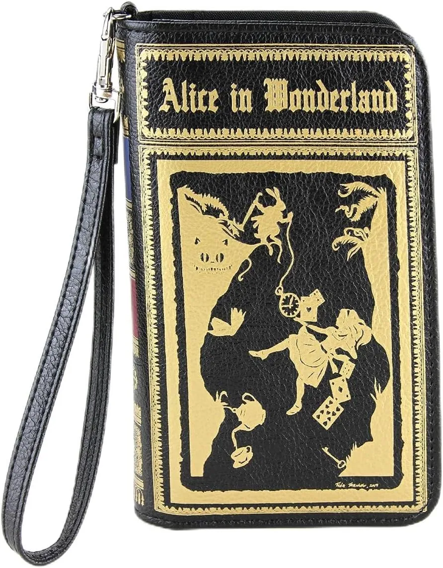 Alice In Wonderland Book Wallet, Book Accessories for Women