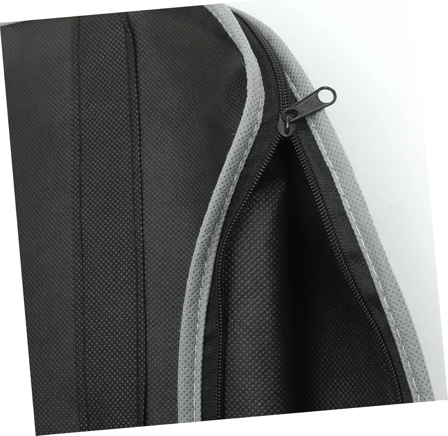 Alipis Portable Travel Garment Bag Medium Dust Cover Clothes Protector for Business Home Black Folding Hanging Case for Suits Dresses More