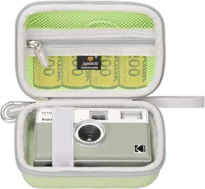 Aproca Green Portable Hard Storage Case, for KODAK EKTAR H35 Half Frame Film Camera and Accessories