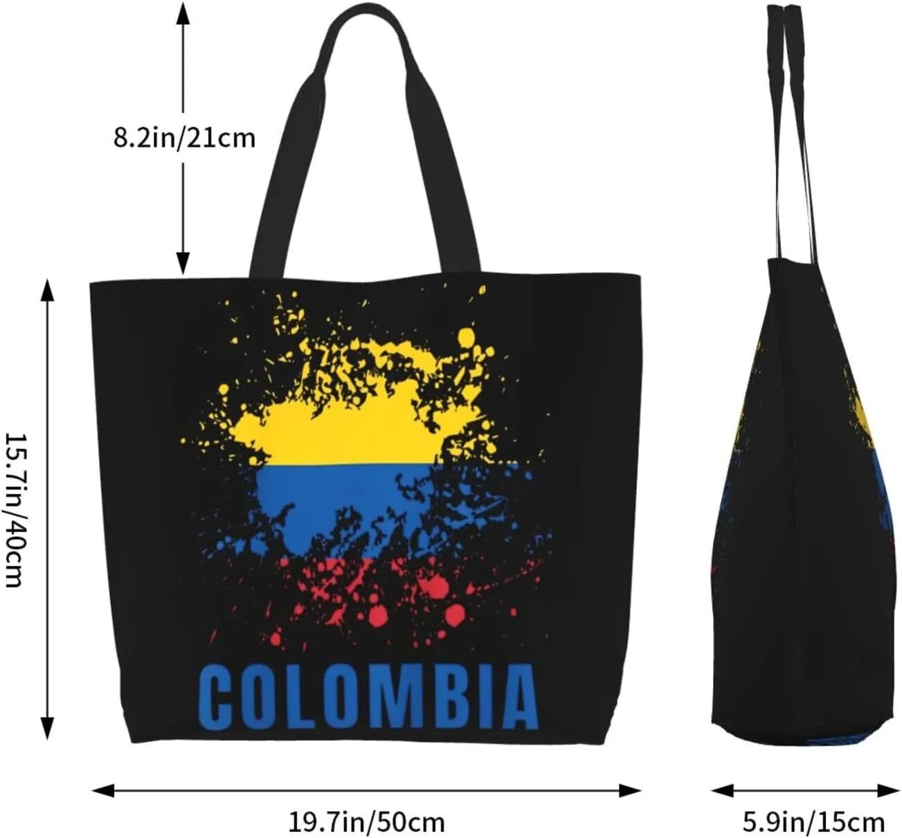 Argentina Flag Women's Tote Bag Large Capacity Single Shoulder Bags Handbag for Shopping Work