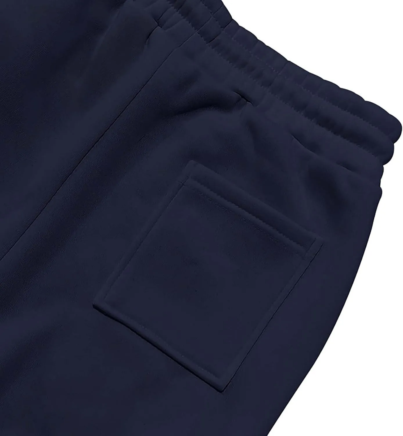 Baggy Cargo Sweatpants for Men Casual Drawstring Waist Fleece Joggers with Multi Pockets Mencomfy Track Pants