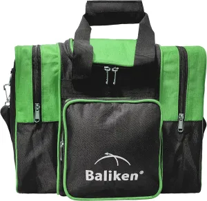 BALIKEN Single Bowling Ball Bag with Padded Ball Holder, The Bowling Bag Fits 1 Bowling Ball & Pair of Men Shoes in Size 13