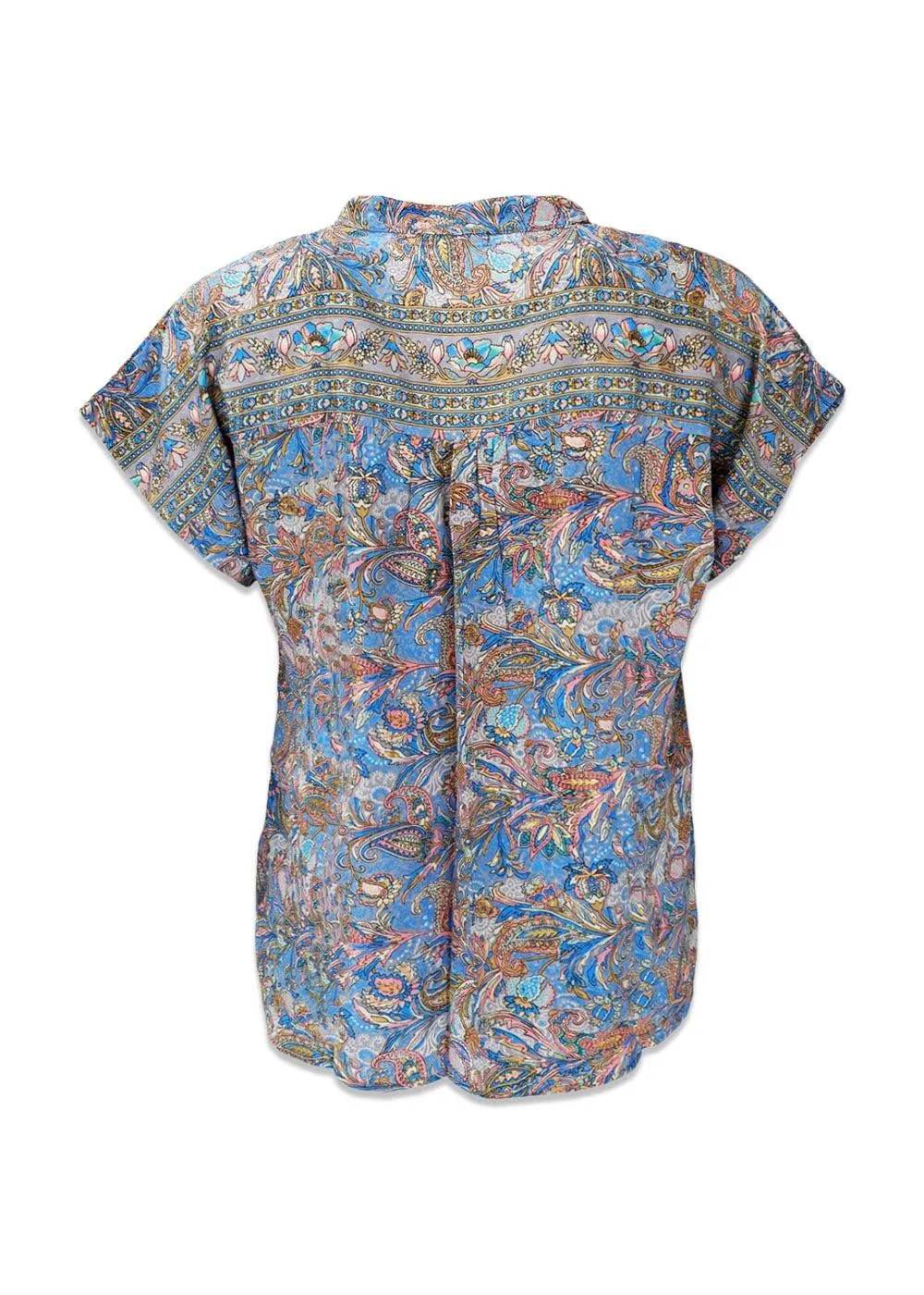 BCLUNA Andrea s/s top - Aqua Tropic