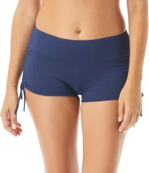 BEACH HOUSE Side Tie Bikini Swimsuit Shorts - Modest High Waisted Swim Bottom