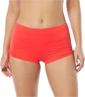 BEACH HOUSE Side Tie Bikini Swimsuit Shorts - Modest High Waisted Swim Bottom