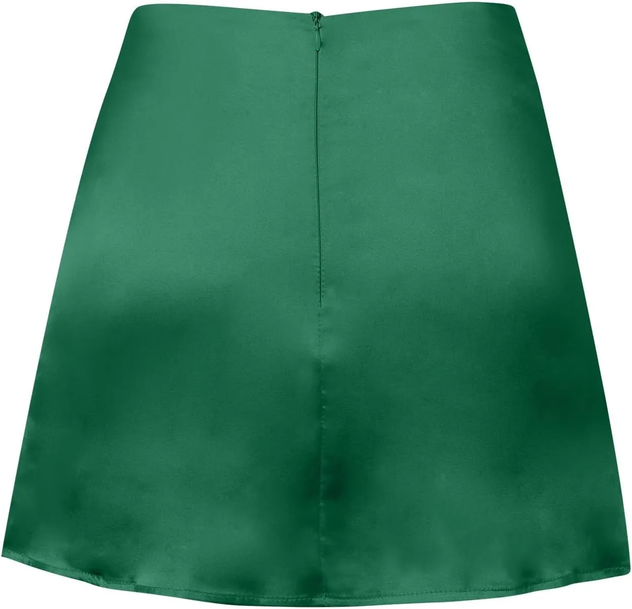 Bed Skirt Full Women's Mini A Line Skirt Skirt High Waist Zipper Satin Ribbon Lined Skirt Skirt Womens Vintage