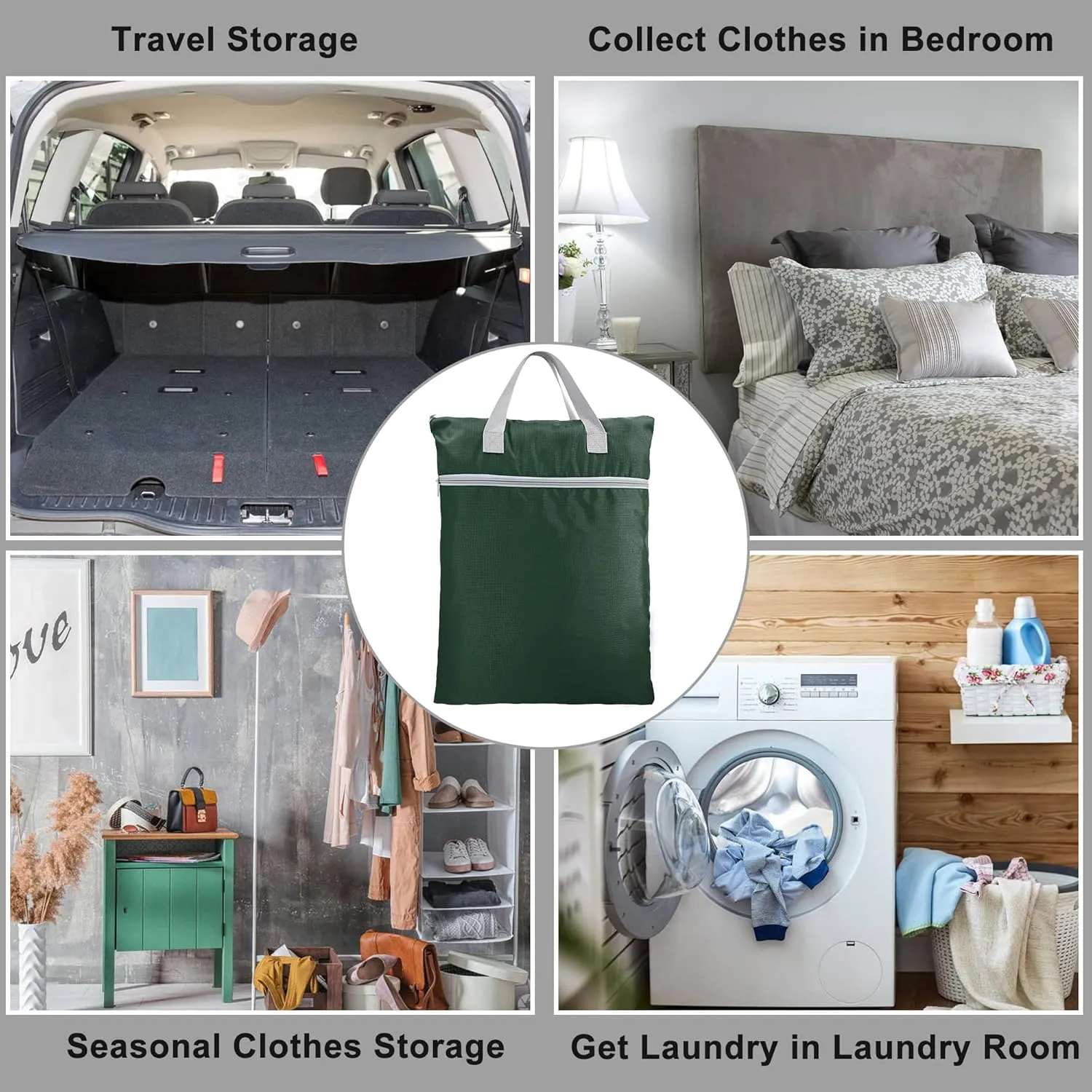 BeeGreen Laundry Backpack Bag Extra Large Heavy Duty