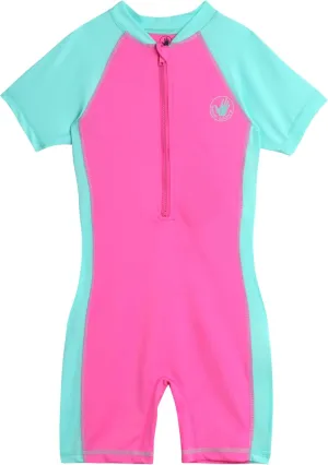 Body Glove Boys and Girls Short Sleeve One Piece Rash Guard Swimsuit Water Sport UPF 50  Sun Protection Bathing Suits (2T-12)