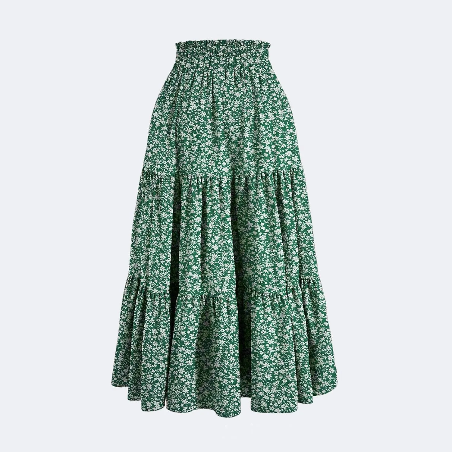 Boho Skirts for Women Midi Length Maxi Spring Flowy Boho Comfy Tiered Western Maxi Skirt Boho