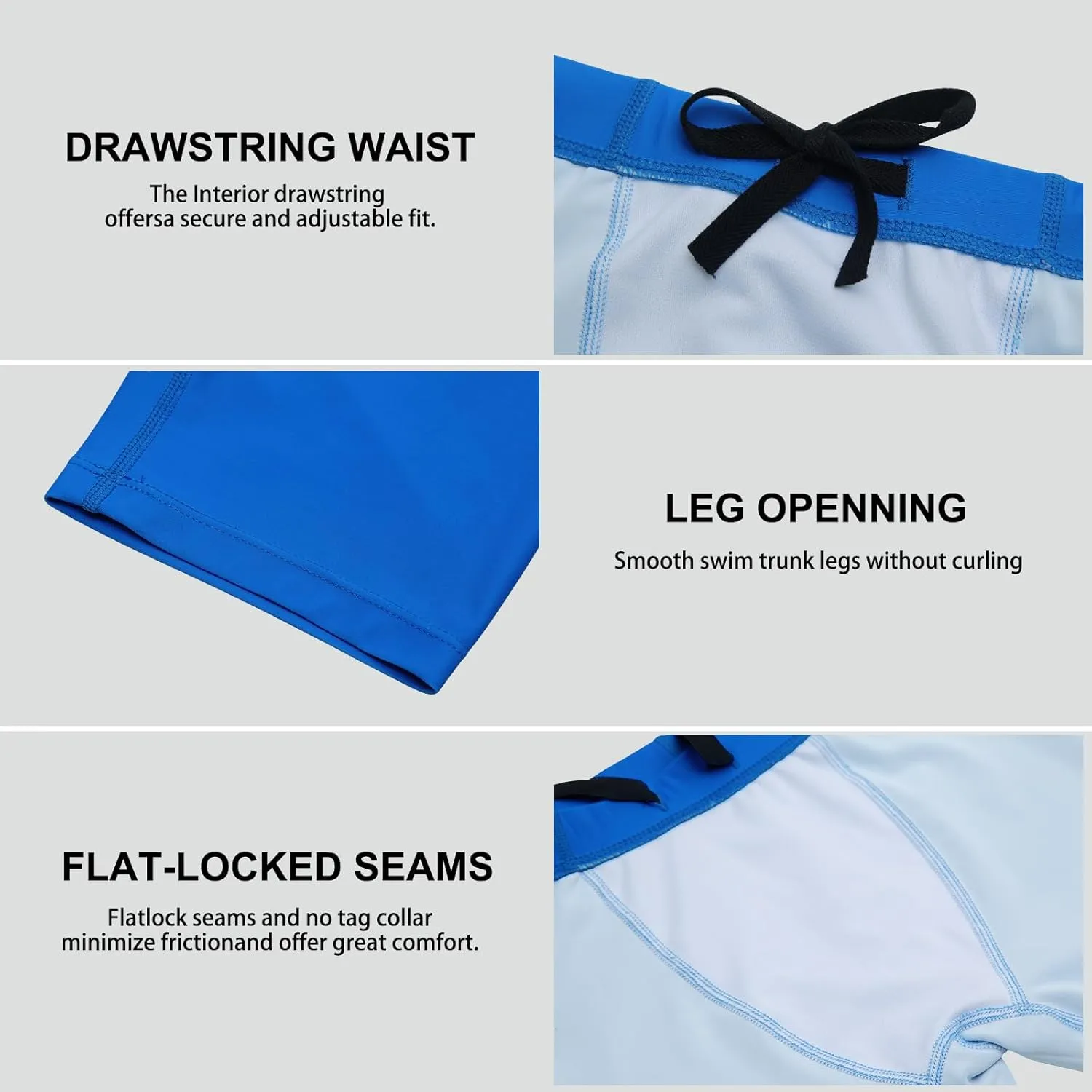 Boys Swim Jammers Boys Jammers for Swimming Youth Compression Swim Shorts Kids Athletic Swim Jammer Swimsuit