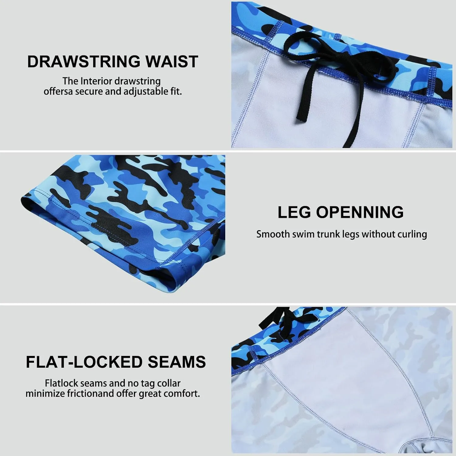 Boys Swim Jammers Boys Jammers for Swimming Youth Compression Swim Shorts Kids Athletic Swim Jammer Swimsuit