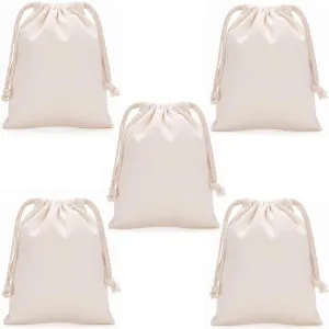 Breathable Dust-proof Drawstring Storage Pouch String Bag for Handbags Purses Shoes Eco Bag (5 PCS, 5.9*7.87 in)