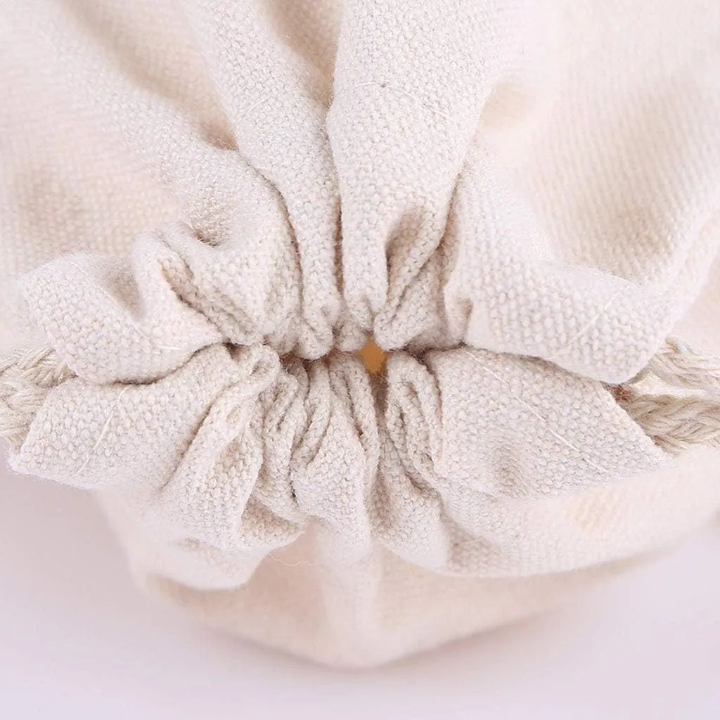 Breathable Dust-proof Drawstring Storage Pouch String Bag for Handbags Purses Shoes Eco Bag (5 PCS, 5.9*7.87 in)