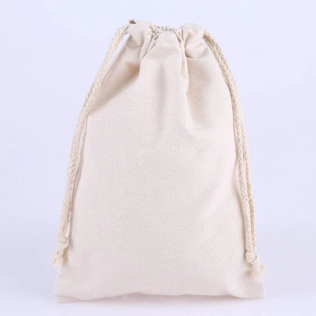 Breathable Dust-proof Drawstring Storage Pouch String Bag for Handbags Purses Shoes Eco Bag (5 PCS, 5.9*7.87 in)