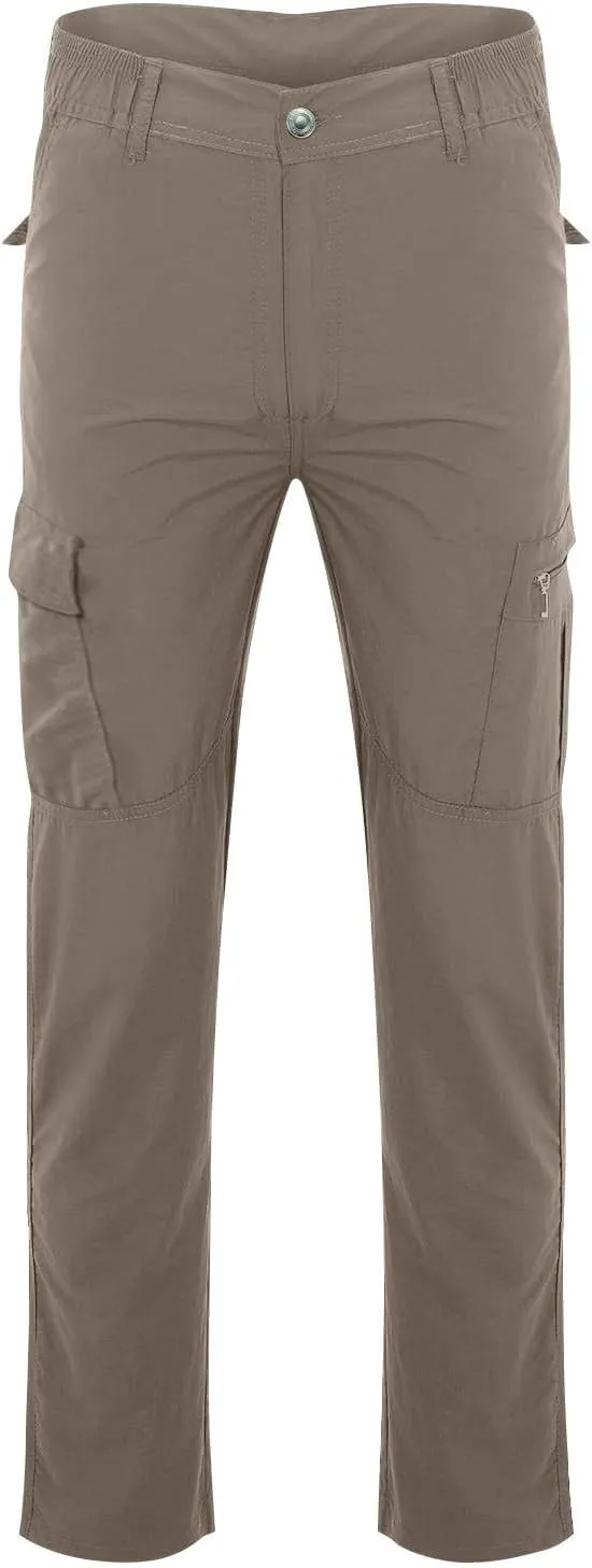 Cargo Pants for Men, Tactic Pants for Men Work Hiking Water Resistant Ripstop Flex Lightweight Outdoor Trousers