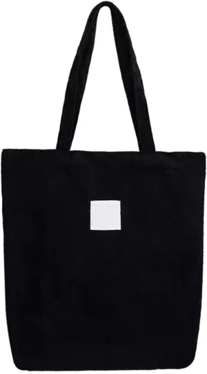 Corduroy Bag Handbags for Women Shoulder Bags Female Soft Environmental Storage Reusable