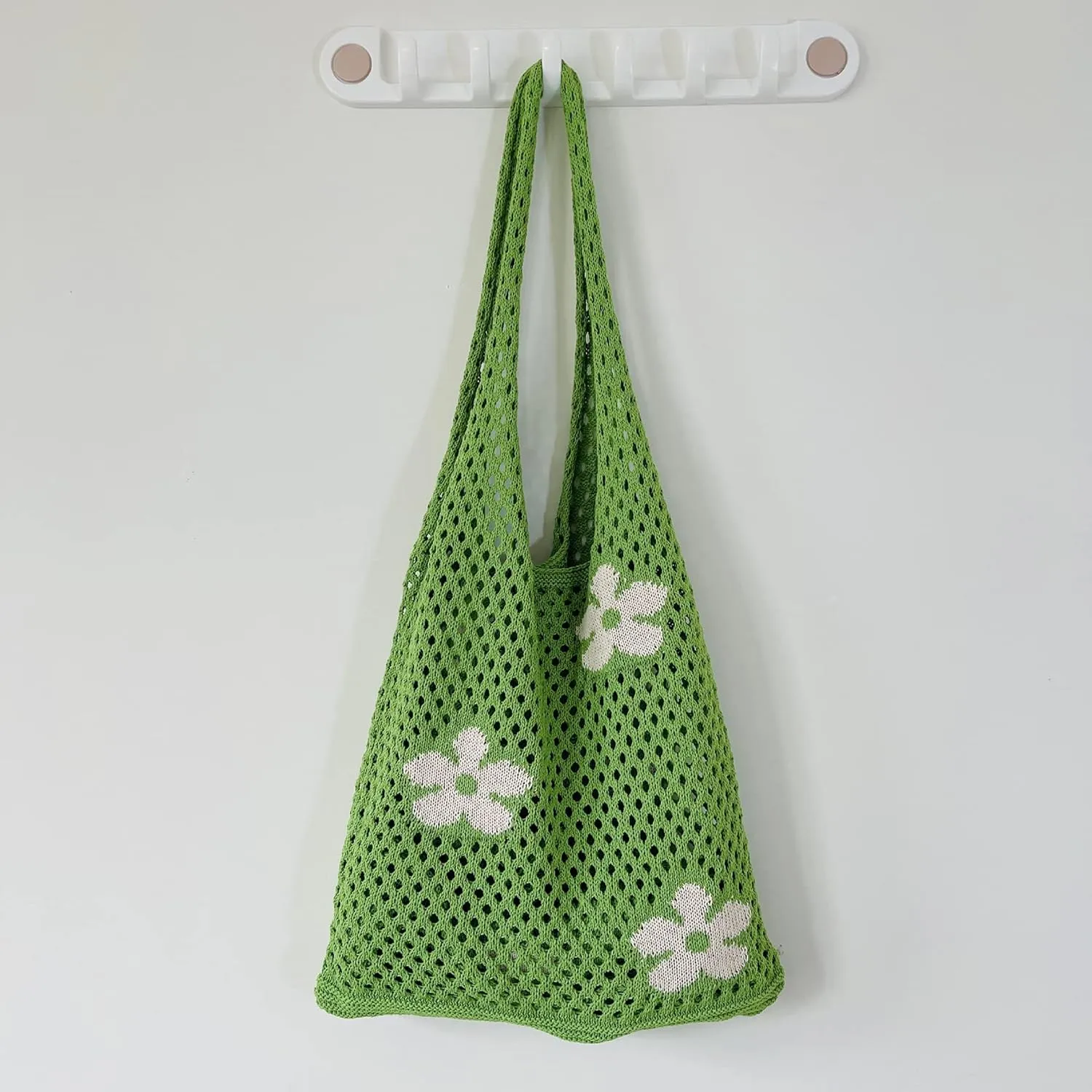 Crochet Tote Bag Fairycore Hobo Bag for Women Fairy Grunge Aesthetic Tote Bag Fairy Grunge Accessories