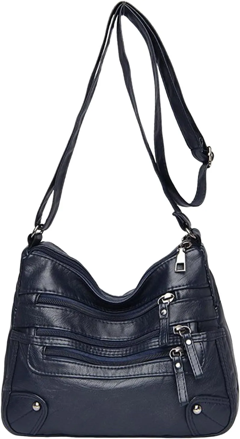 Crossbody Zipper Bag Women Bags Fashionable Middle Mother Bags Large Capacity Shoulder Crossbody Casual