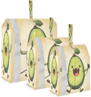 Cute Avocado Packing Cubes for Travel 3 Set Travel Packing Cubes Luggage Accessories for Packing