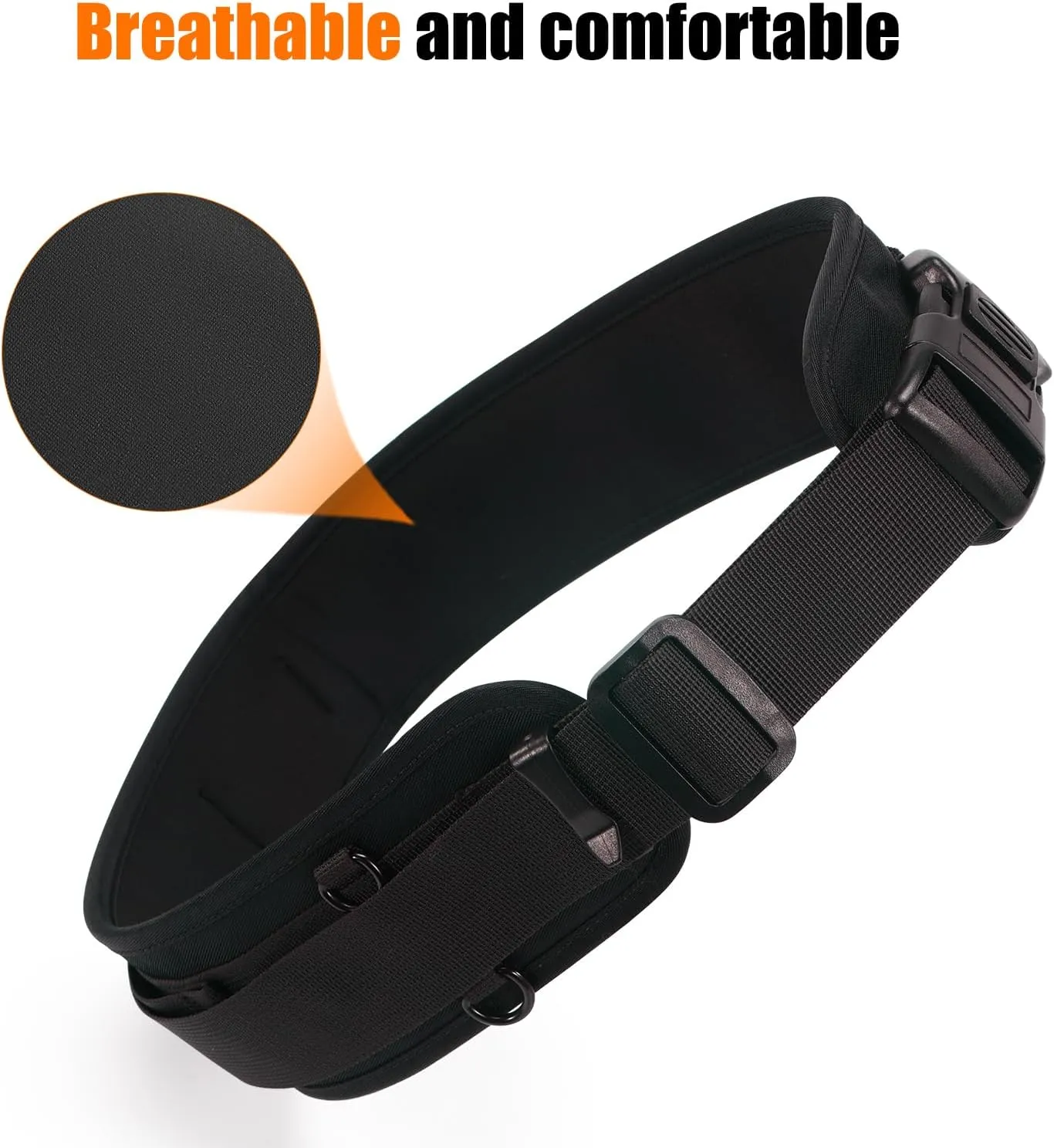 Cwatcun Multi-Function Camera Waist Belt, Outdoor Breathable Adjustable Camera Waist Strap for Photography Accessories