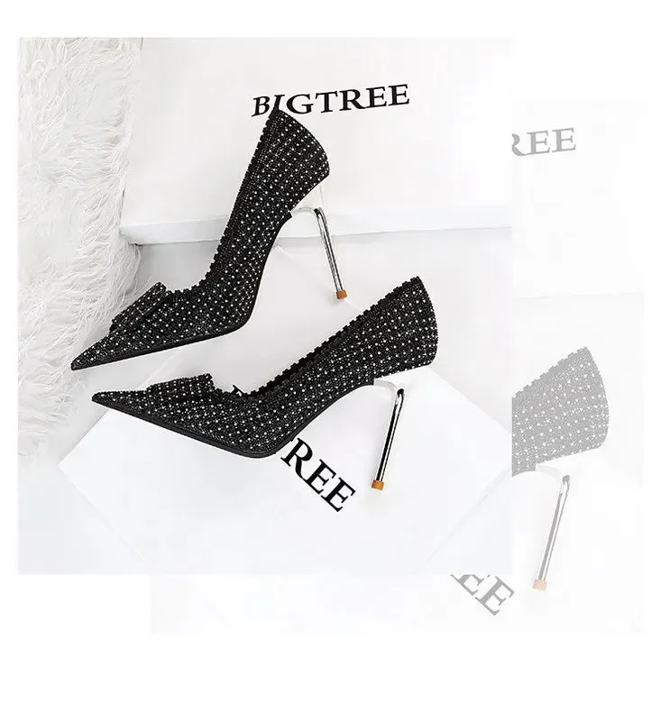 Diamond Studded Princess Heels