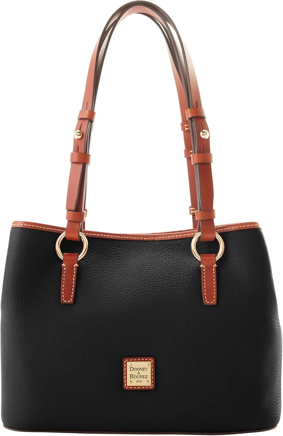 Dooney & Bourke Handbags and Accessories, Pebble Grain Leather Briana Small Shoulder Bag with Wristlet Pouch