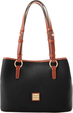 Dooney & Bourke Handbags and Accessories, Pebble Grain Leather Briana Small Shoulder Bag with Wristlet Pouch