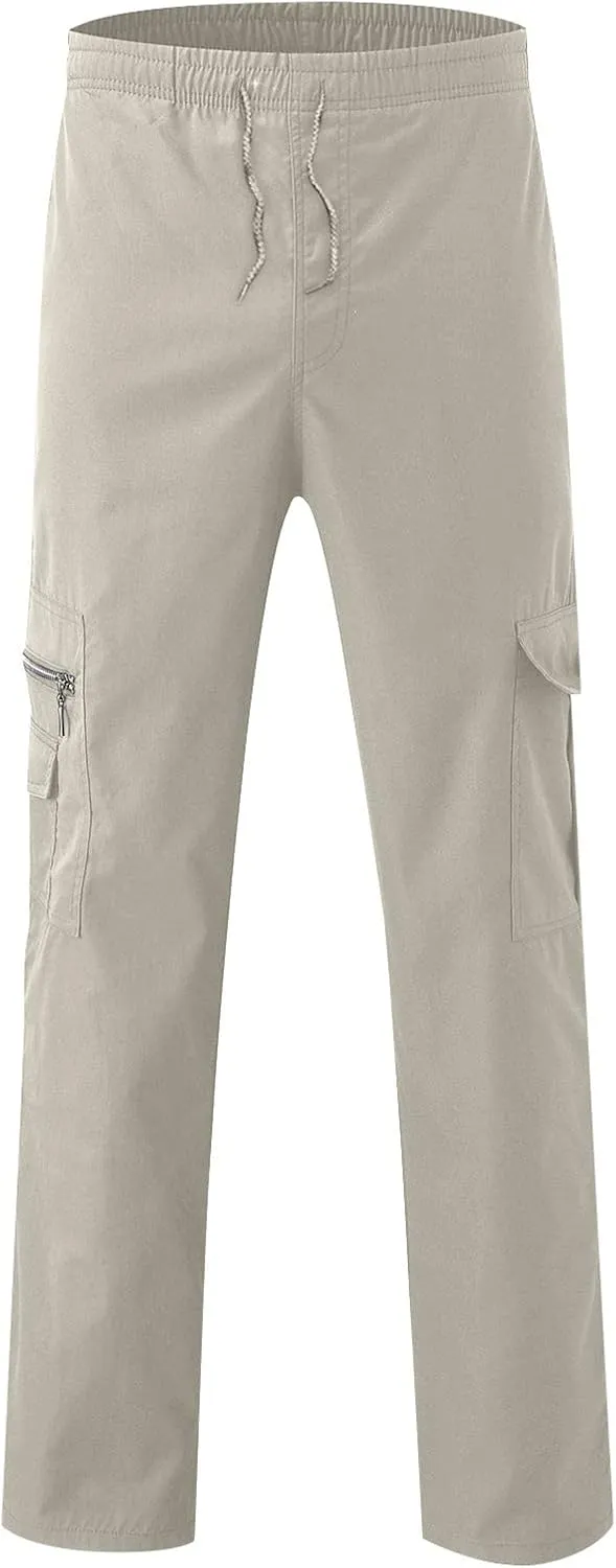 Dudubaby Sweatpants for Men Sports Casual Jogging Trousers Lightweight Hiking Work Pants Outdoor Pant