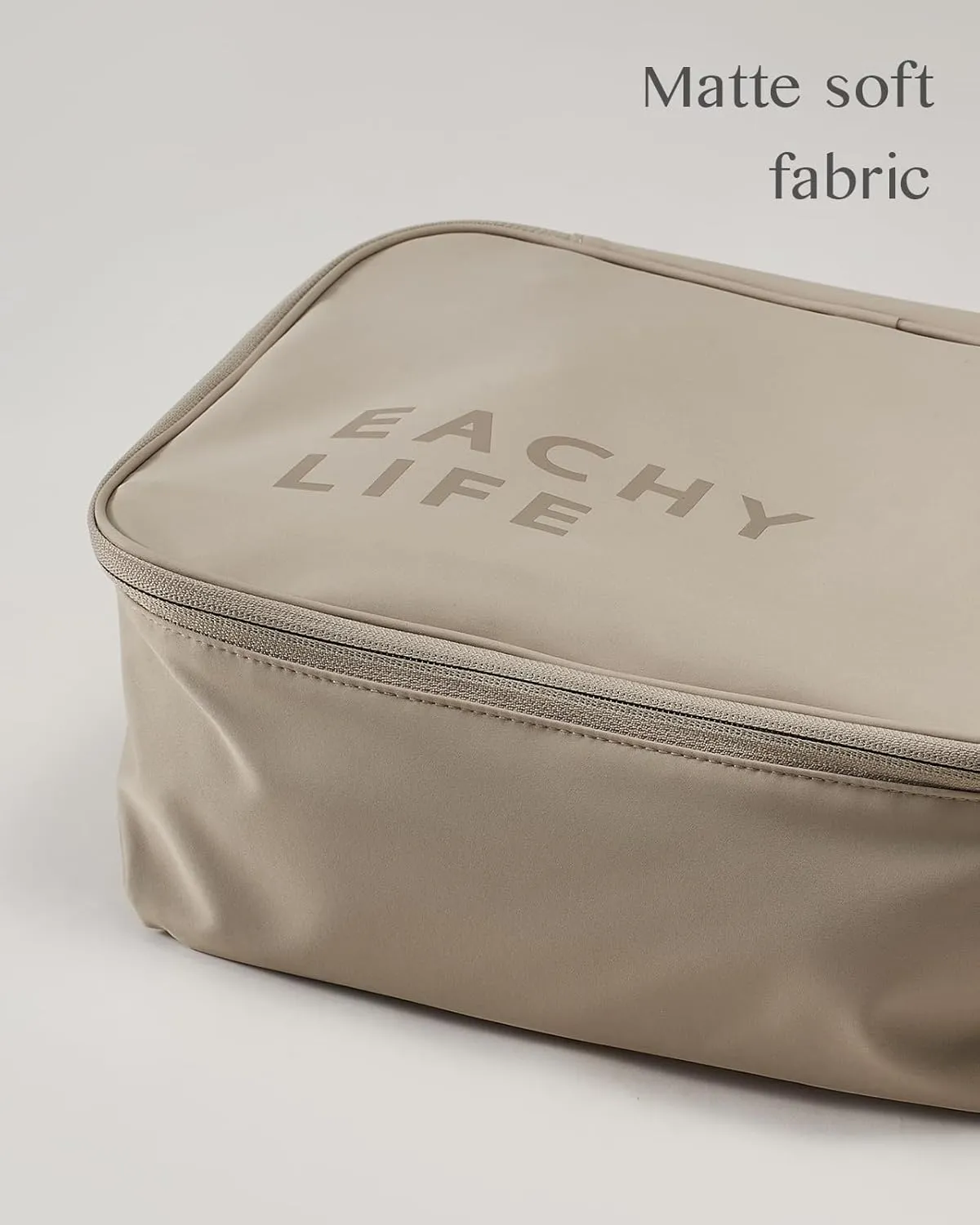 EACHY 6 Set Compression Packing Cubes for Travel & Carry-On, Space-Saving Luggage Organizers & Compression Bags for Clothes & Shoes, Ideal for Vacation & Cruise Essentials