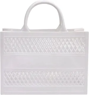 Fashion Big Capacity PVC Shopping Tote Bag Rubber Silicone Beach Bag Clutch Nails Coffin Shape Bags