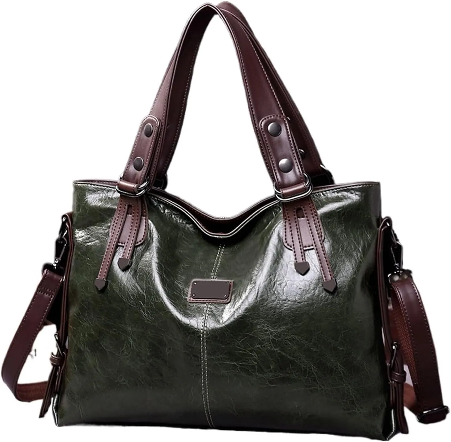 Fashion Casual Tote Bag Women Handbags Soft Leather Shoulder Bags For Ladies Vintage Big Capacity Crossbody Hand Bag