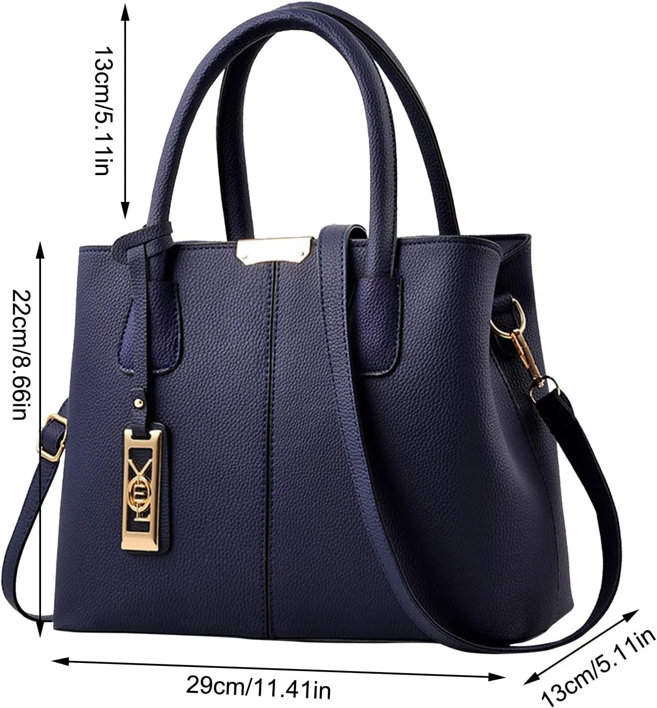 Fashion Handbag Simple Bag Large Capacity One Shoulder Women Bag Man Messenger Bags Small Leather (Black, One Size)