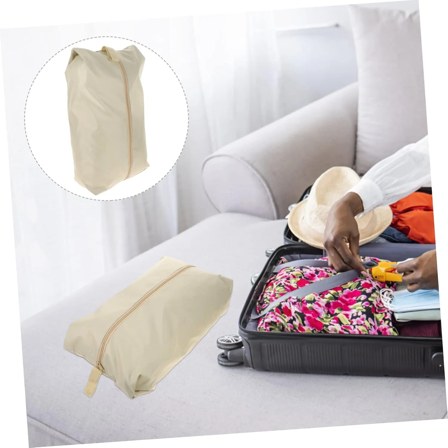 GALPADA 2sets Garment Bags Packing Cubes Travel Clothes Bags Portable Organizers for Suitcases 4pcs*2