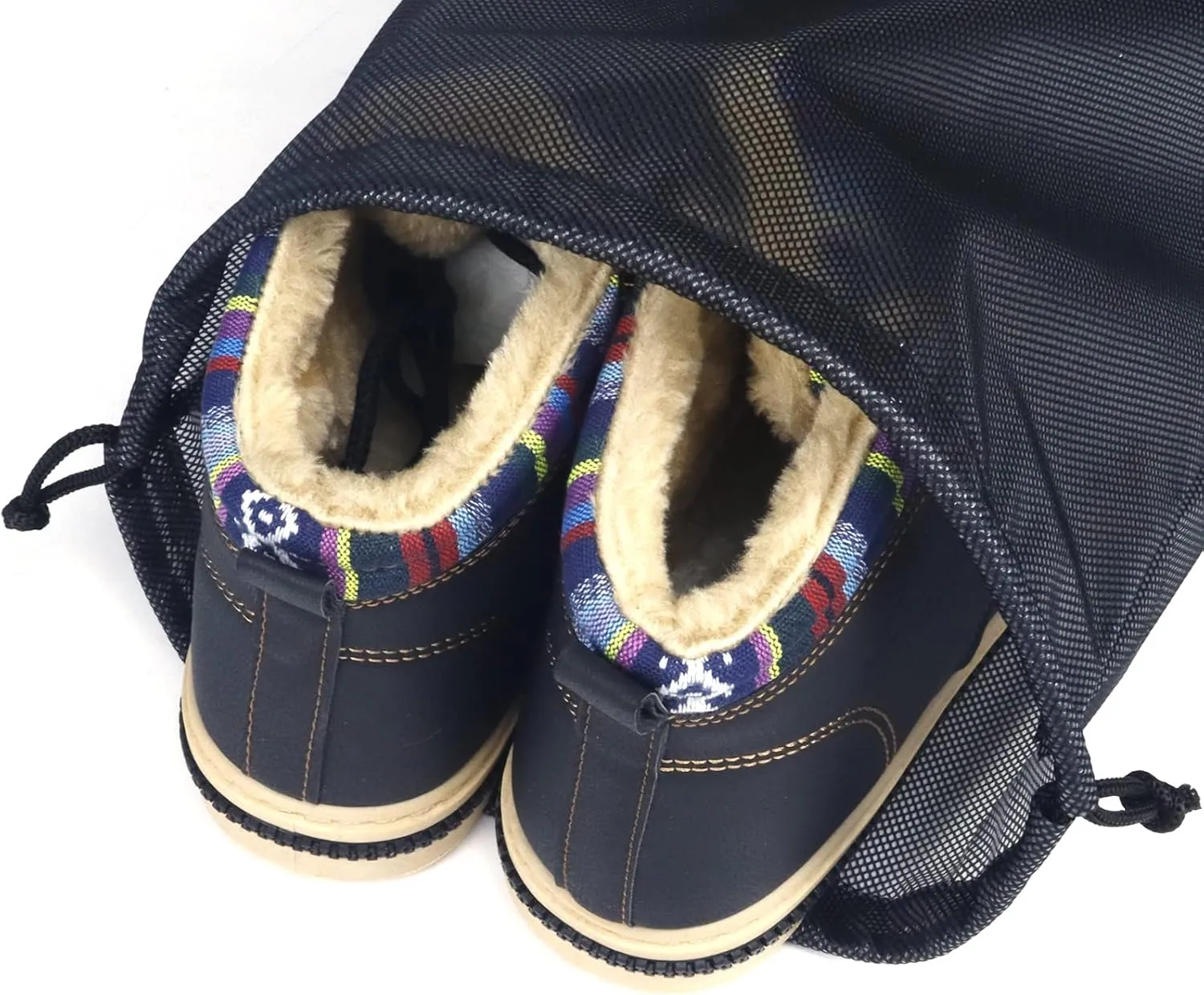 Gloppie Shoe Bags for Travel, Shoe Storage Bag with Drawstring, Packing Organizer for Sneakers, Gym, Luggage, Closet, Weekender Overnight Travel Essentials