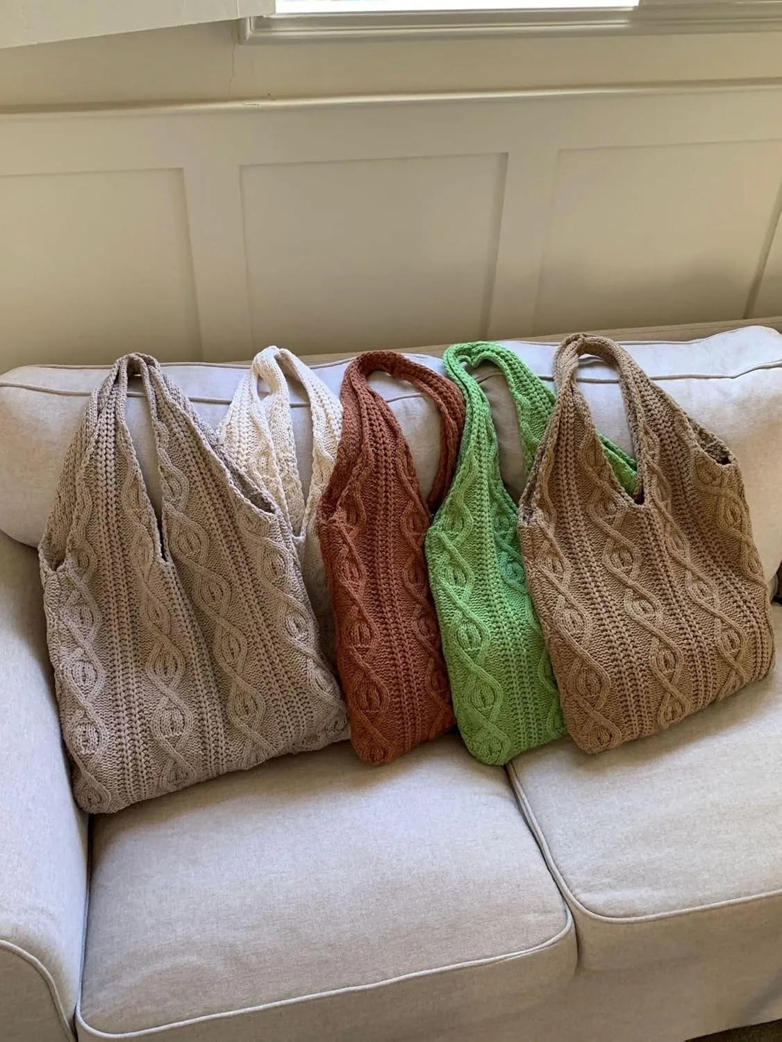 Grunge Accessories Crochet Tote Beach Bag Hobo Bags Fairy Grunge Aesthetic Shoulder Bags Purse for Women