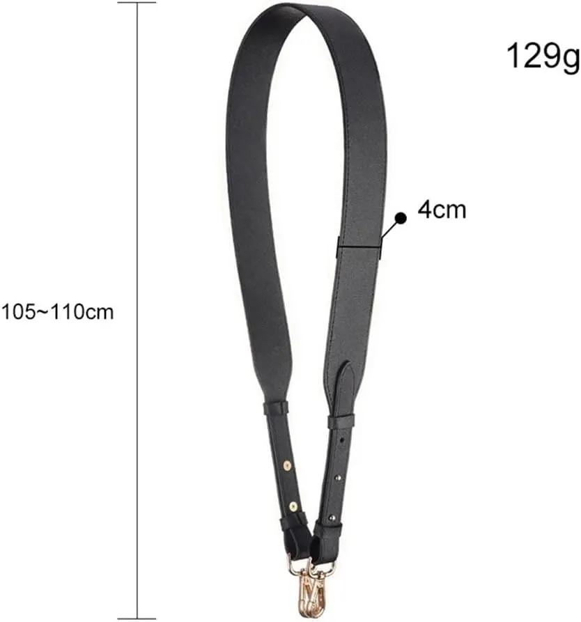 Handbag Strap 110CM Bag Strap Gold Silver Buckle Handbag Straps Replacement Parts Bag Belts Leather Handles for Shoulder Bags Accessories Cross Body Bag Strap