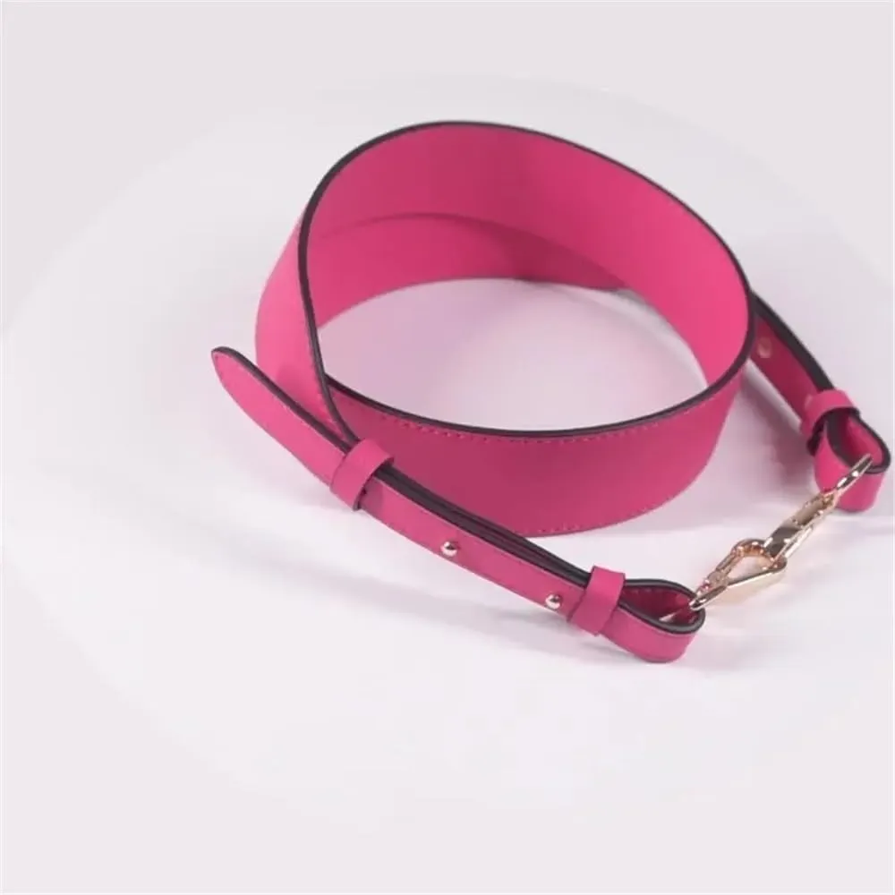 Handbag Strap 110CM Bag Strap Gold Silver Buckle Handbag Straps Replacement Parts Bag Belts Leather Handles for Shoulder Bags Accessories Cross Body Bag Strap