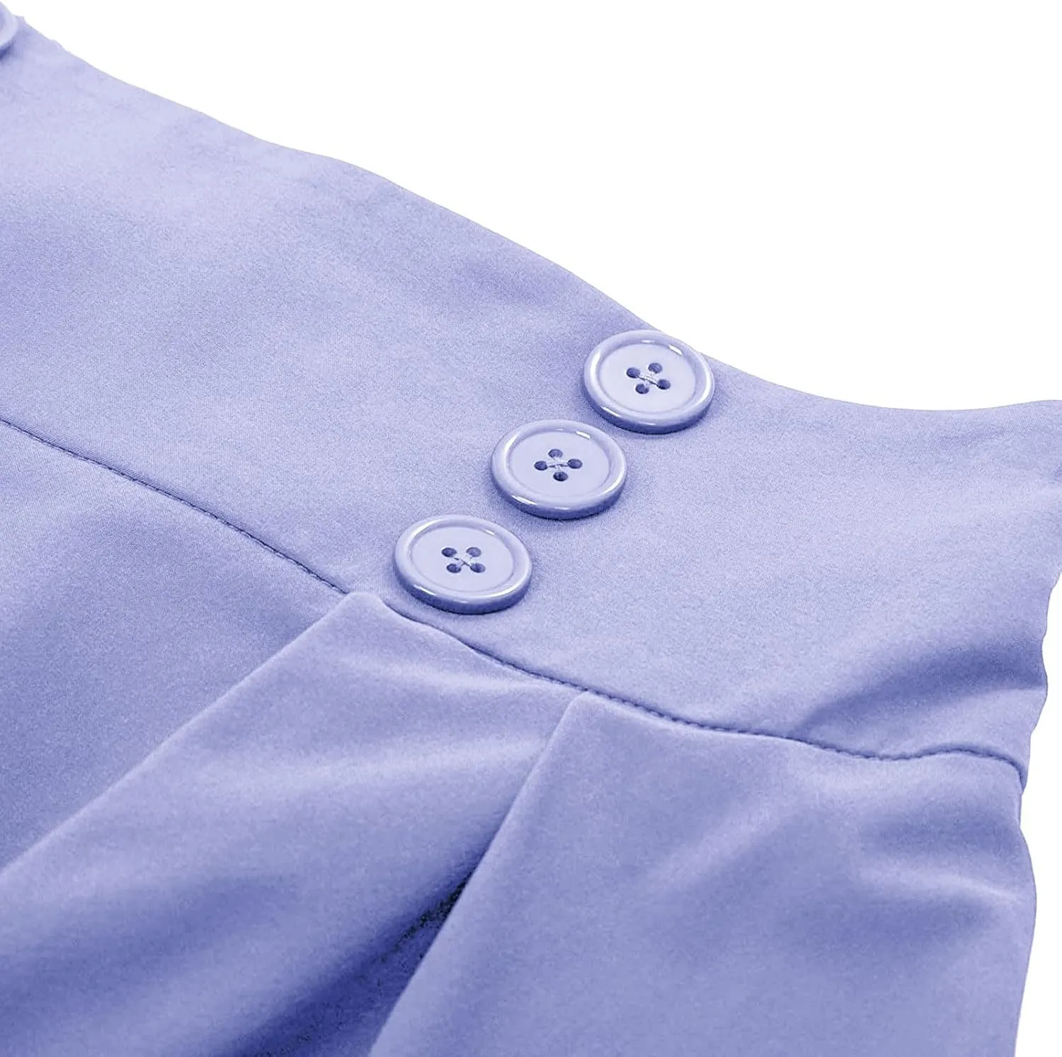 High Waisted Midi Skirt Women Vintage Skirts A Line Swing Skirt Elegant Maxi Skirts Dressy Skirt Elastic Summer Skirt