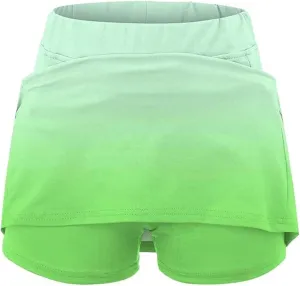High Waisted Skorts for Women Gradient Stretchy Tennis Shirt Lightweight Casual Comfortable Shirts Skirts with Pockets