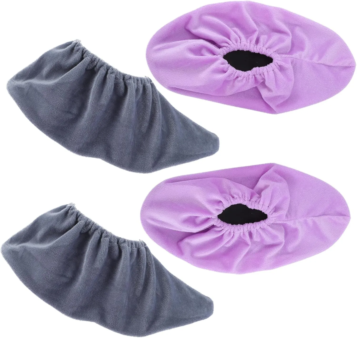 IMIKEYA 2 Pairs of Purple Bowling Shoe Covers for Women and - Anti-Slip Bowling Shoe Protectors Reusable and Durable Shoe Covers for Bowling Accessories and Sports Activities