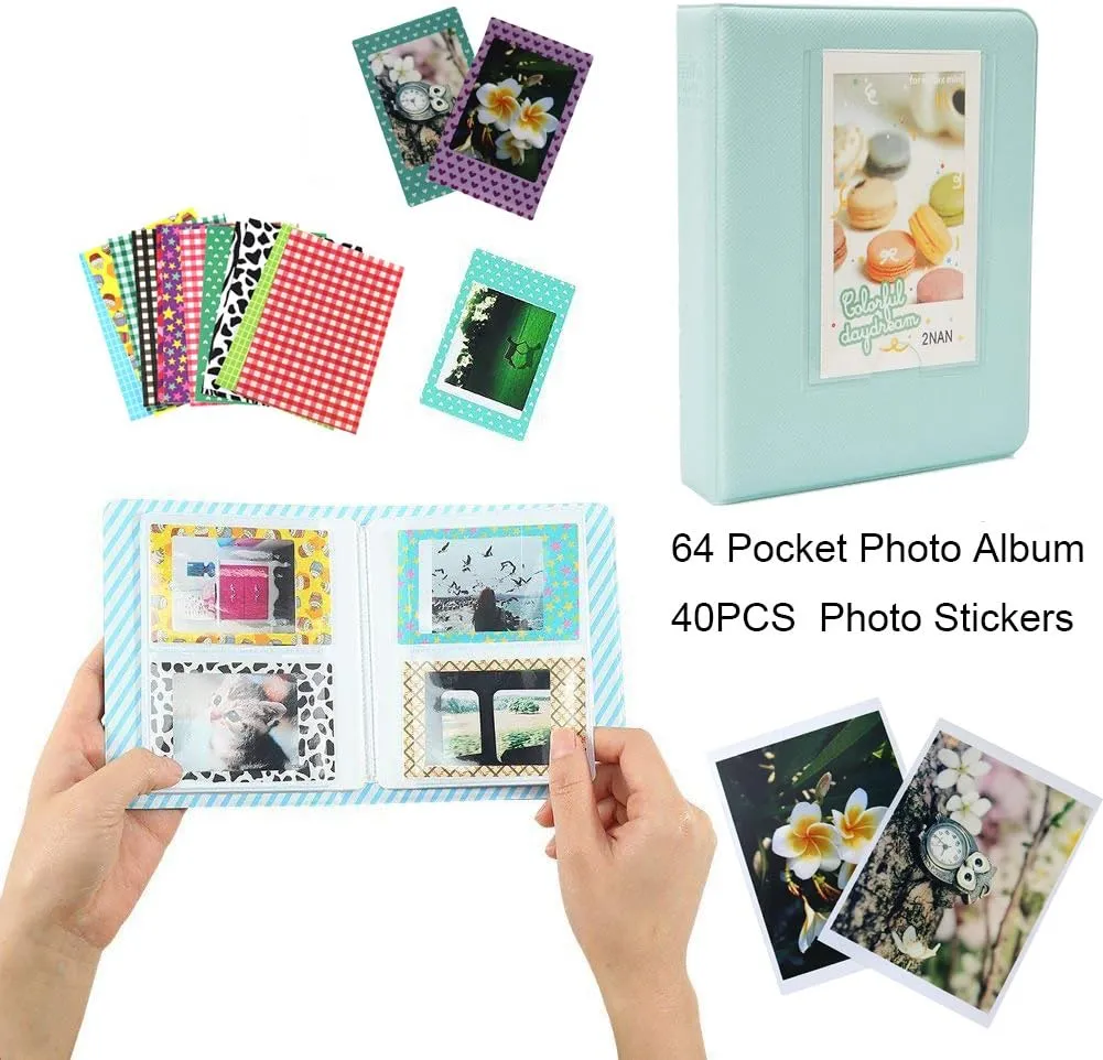 Instant Camera Accessories Compatible with Fujifilm Instax Mini 12 11 9 Instant Film Camera - Chrysanthemum