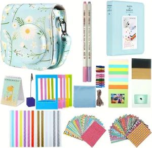 Instant Camera Accessories Compatible with Fujifilm Instax Mini 12 11 9 Instant Film Camera - Chrysanthemum