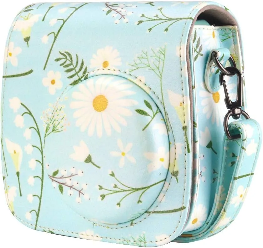 Instant Camera Accessories Compatible with Fujifilm Instax Mini 12 11 9 Instant Film Camera - Chrysanthemum