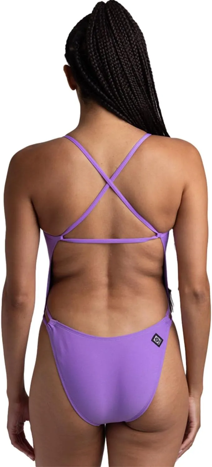 JOLYN Alyssa Fixed Back Women's Athletic One Piece Swimsuit for Competitive Swimming, Lifeguarding, Diving, Medium Coverage